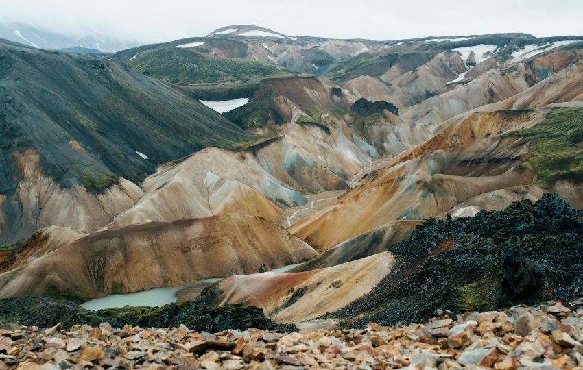 Izland Felföld látképe