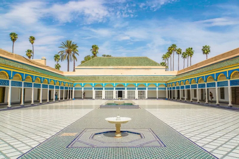 Bahia Palota bels? udvara Marrakesben