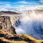 Dettifoss vízesés - a legnagyobb vízhozamú Európában