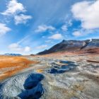 Kénes és sár fortyogók Hverirnél - Észak-Izland