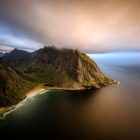 Kvalvika tengerpart Lofoten