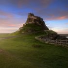 Lindisfarne kastélya és tengerpart, Northumbria