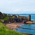 St Andrews katedrális és tengerpart