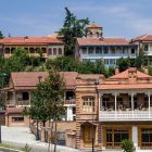 Telavi utcája Grúziában (Kakheti tartomány)