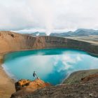 Krafla kráter, Észak-Izland